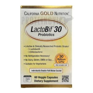 California Gold Lactobif 30 probiotics 60caps