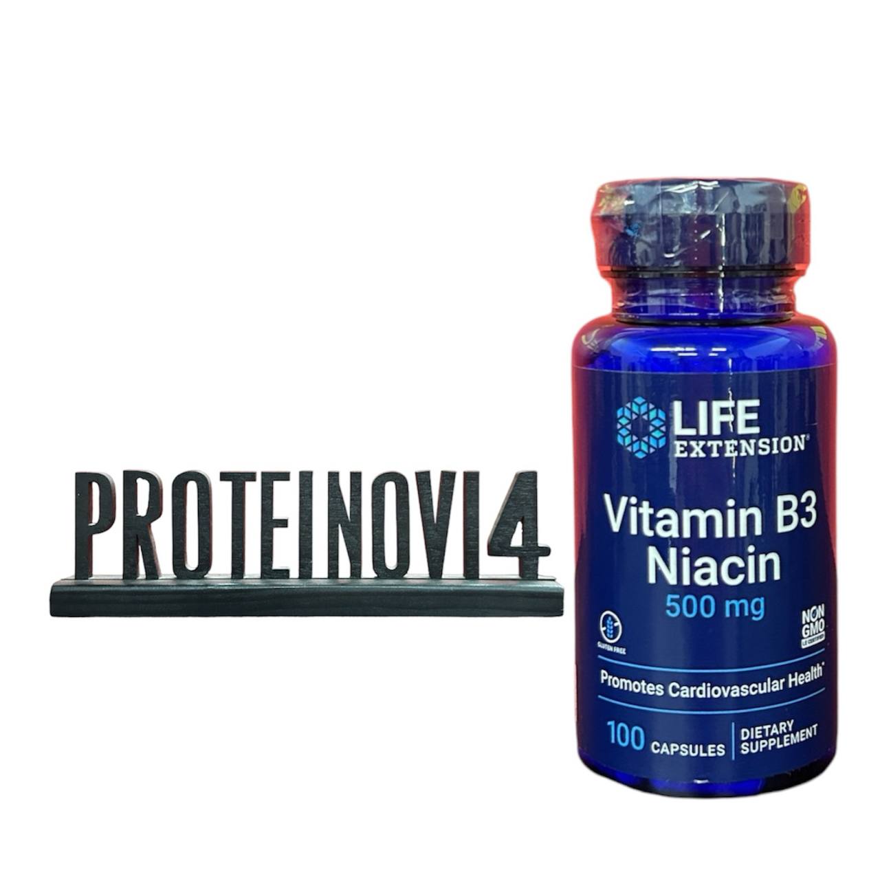 Life Extension Vitamin B3 Niacin 500mg 100Caps