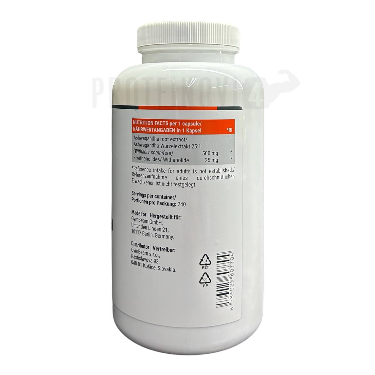 GymBeam Ashwagandha 240caps