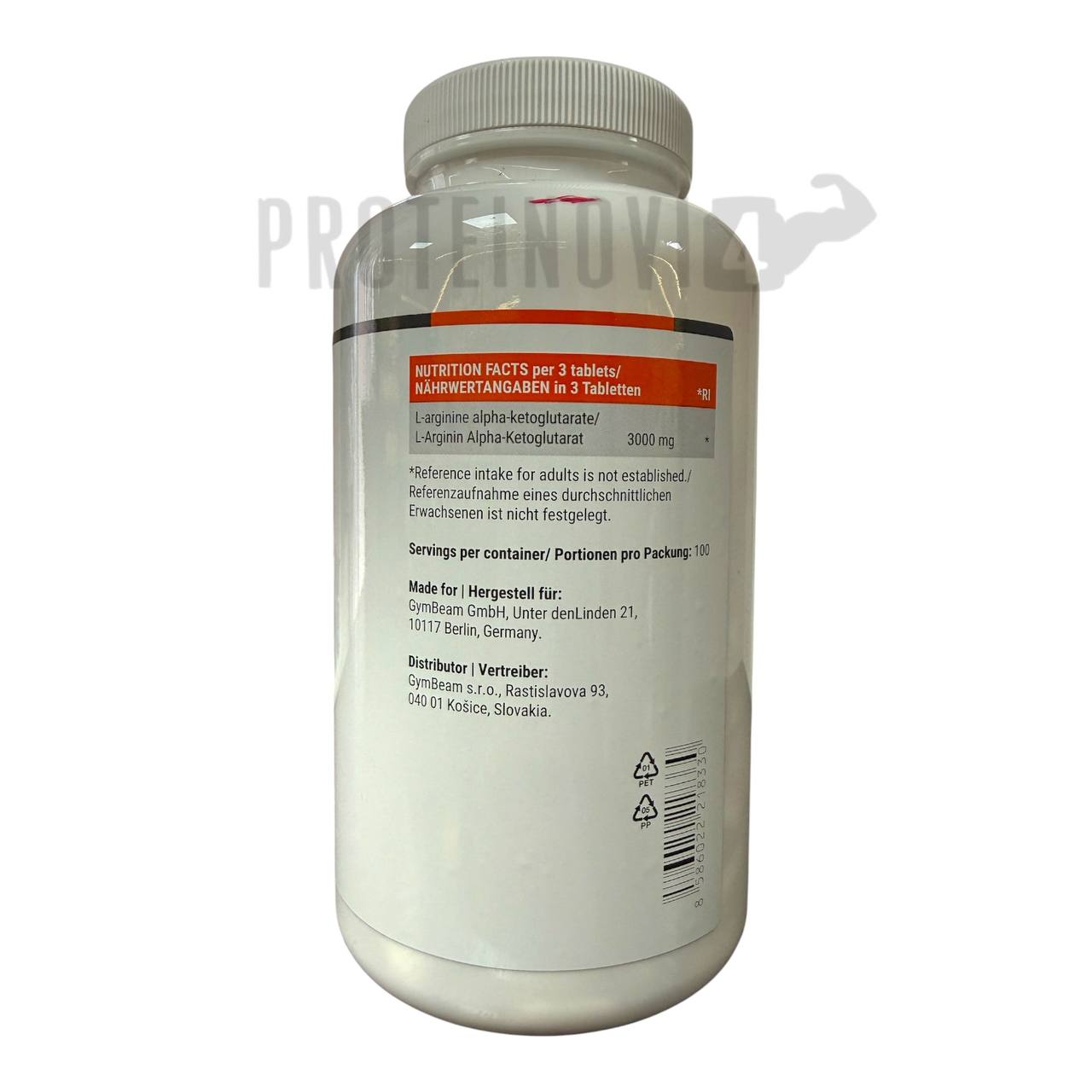 GymBeam Arginine AKG 300tab