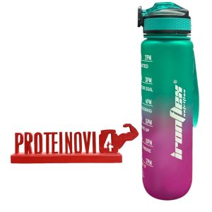 IronFlex Water Buttle 1L green purple