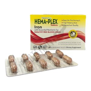 Natures Plus Hema-Plex Iron 30Tabs