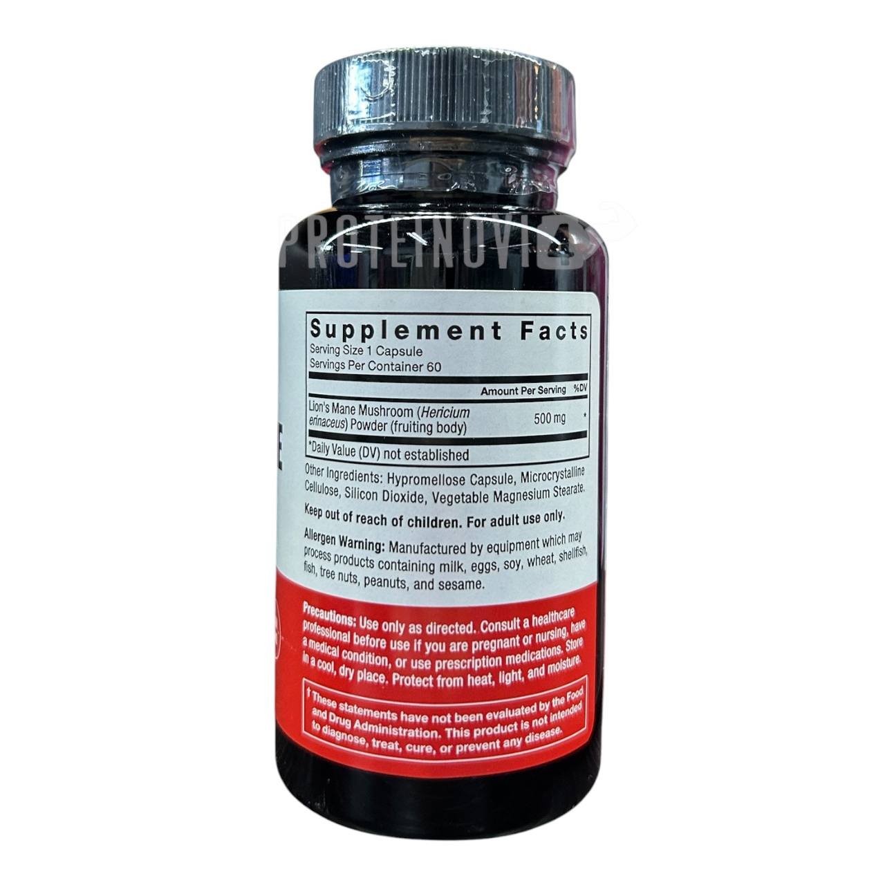Force Factor Lion`s Mane 500mg 60VegCaps