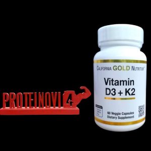 California Gold Vitamin D3+K2 60VegCaps