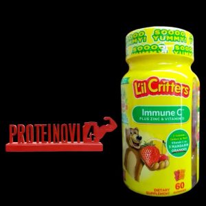 Lil Critters Immune C plus Zinc and Vitamin D3 60Gummies