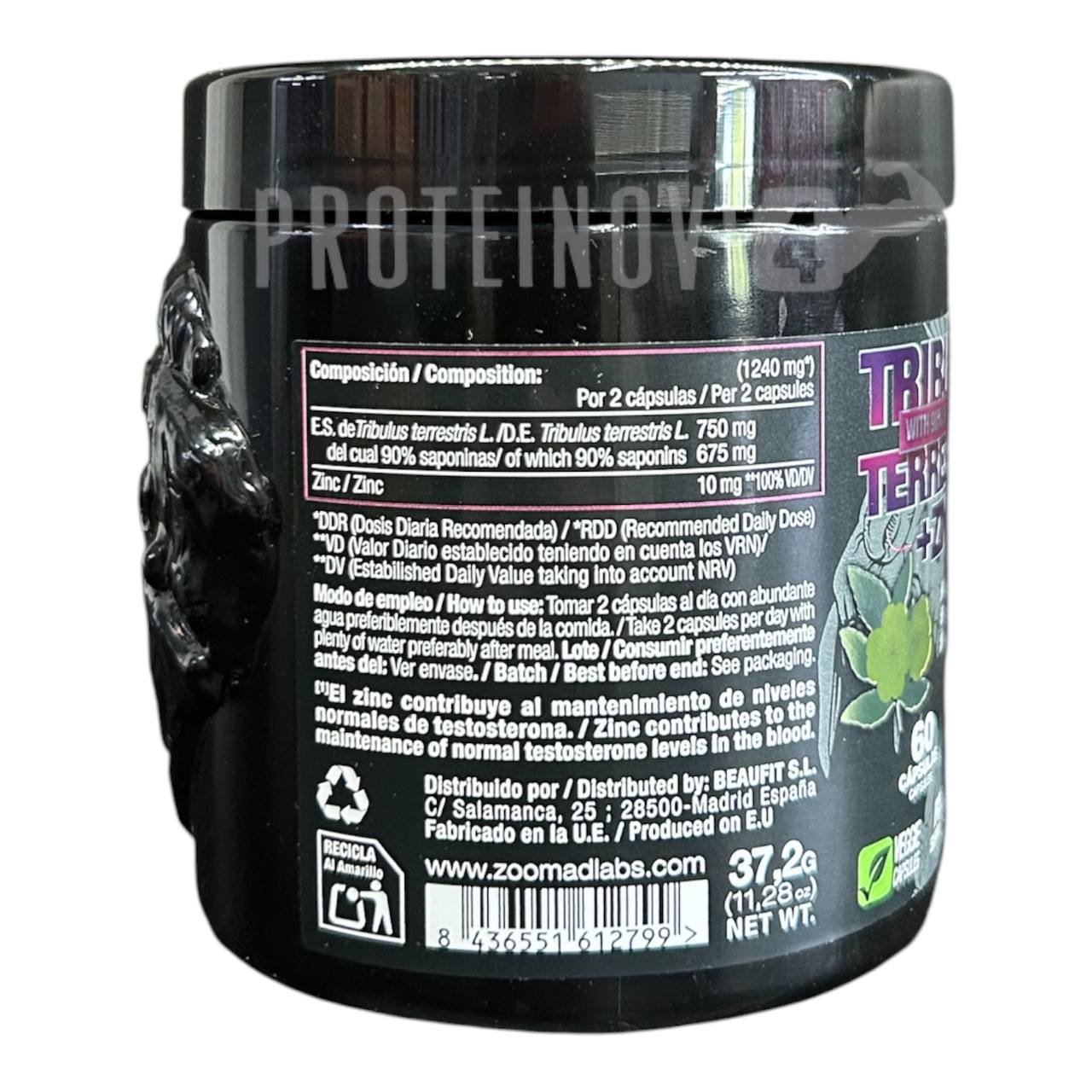 Zoomad Labs Tribulus Terrestris + Zinc 60Caps