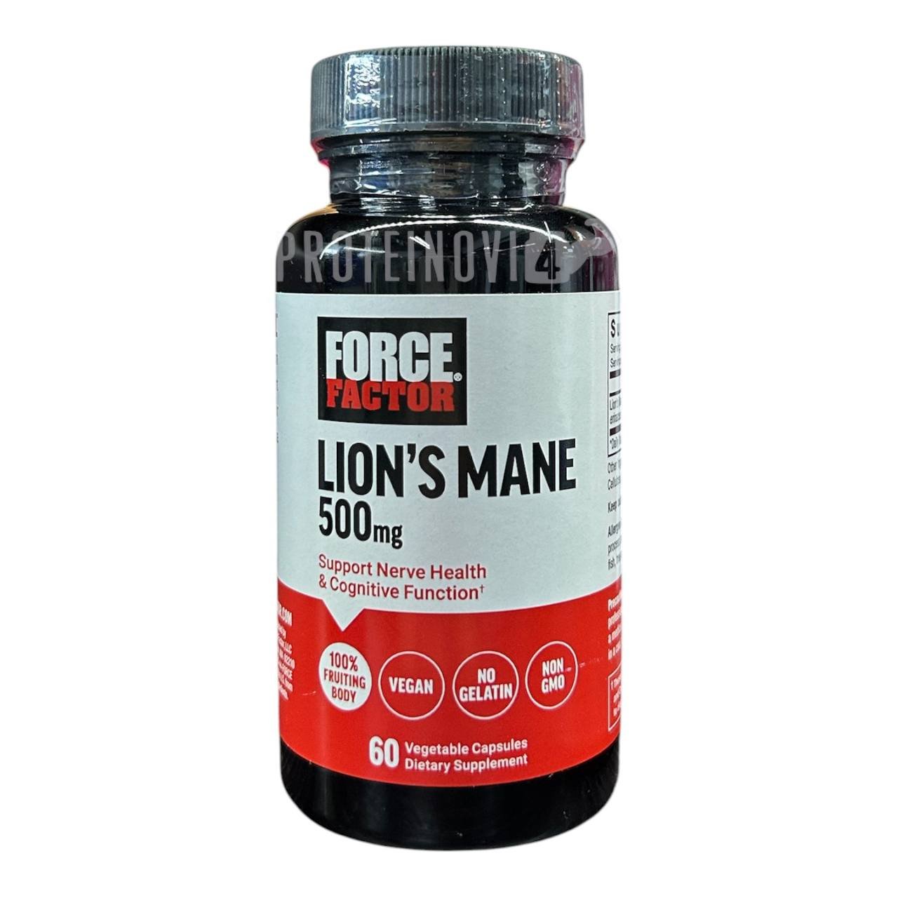Force Factor Lion`s Mane 500mg 60VegCaps