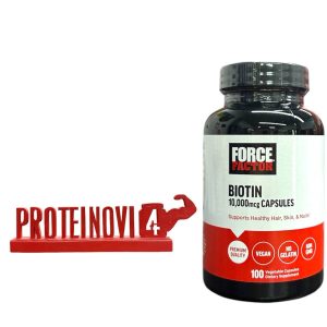 Force Factor Biotin 10000mcg 100VegCaps