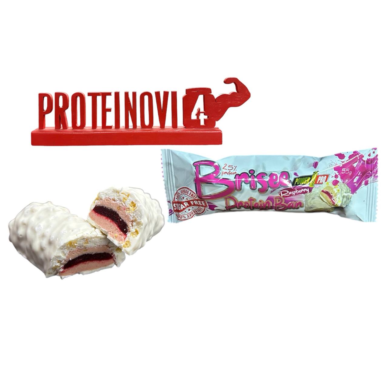 Power Pro Brisee Raspberry 25% protein 55gr