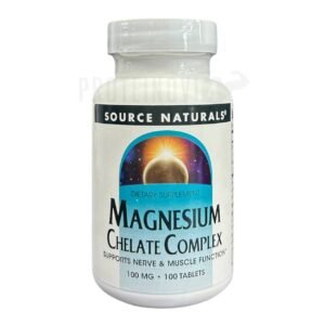 Source Naturals Magnesium Chelate Complex 100Tabs