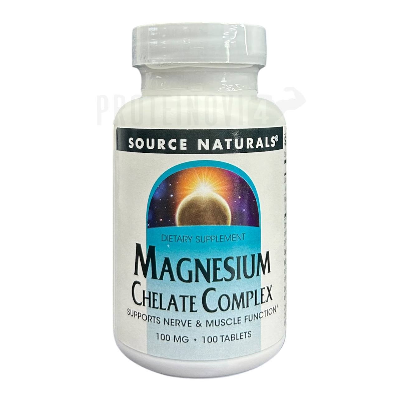 Source Naturals Magnesium Chelate Complex 100Tabs