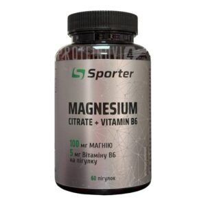 Sporter Magnesium Citrate + B6 60tabs