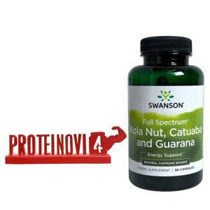 Swanson Kola Nut Catuaba and Guarana 90caps