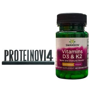 Swanson Vitamins D3&K2 60VegCaps