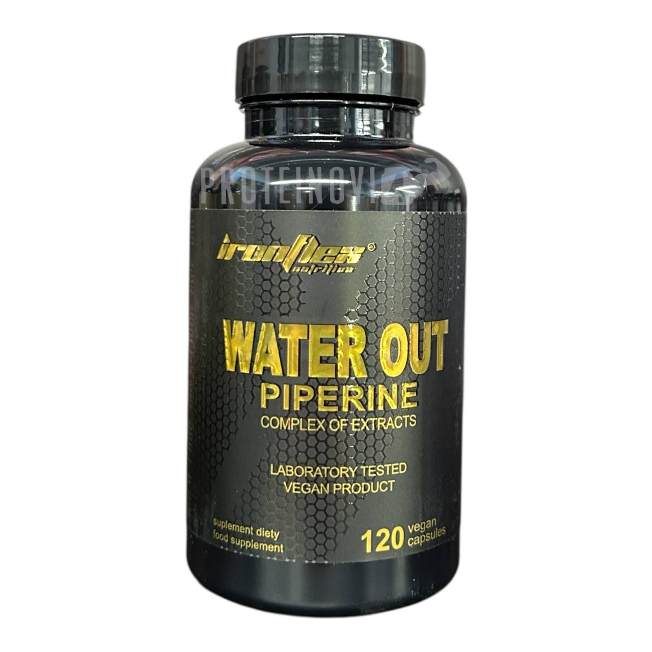 IronFlex Water Out Piperine 120VegCaps