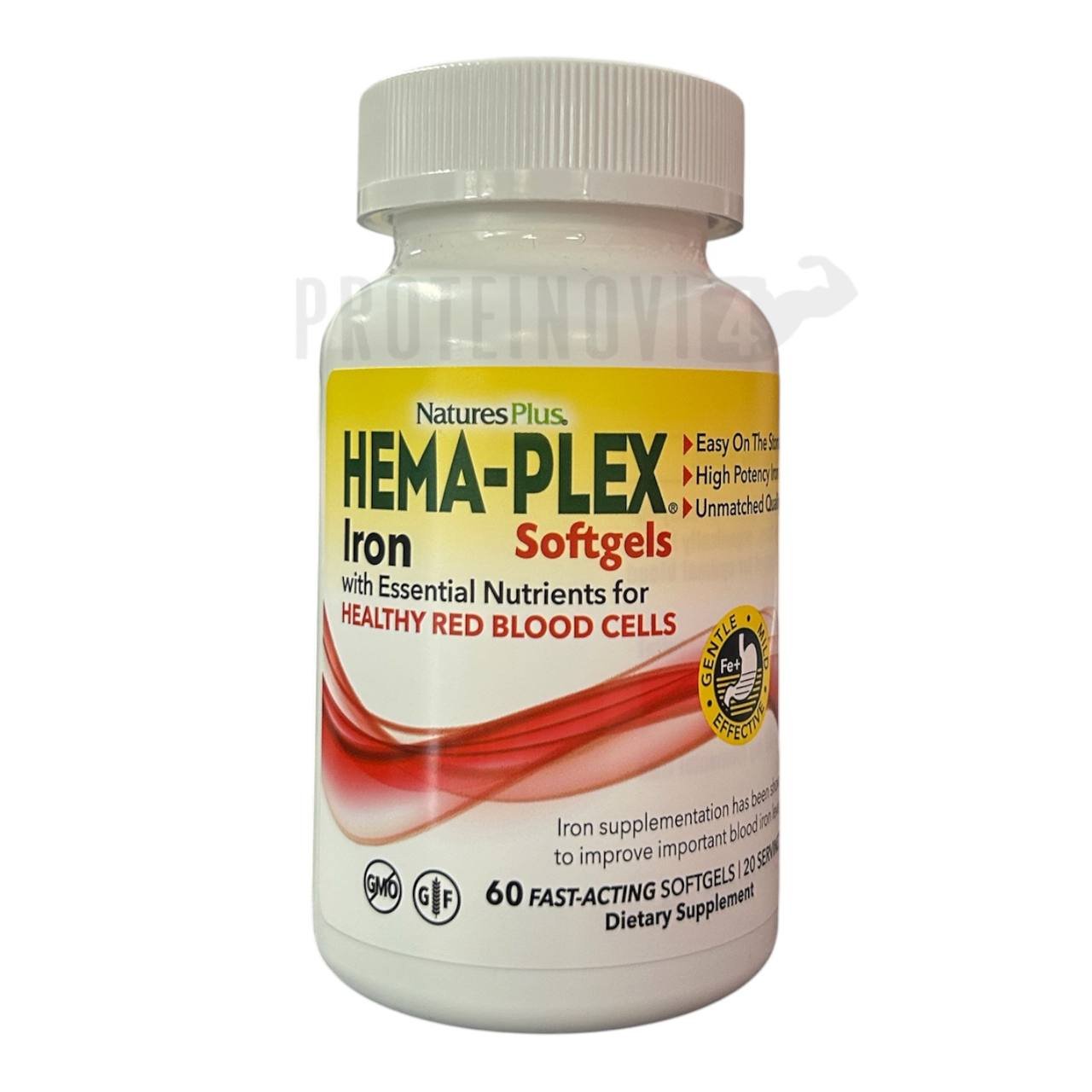 Natures Plus Hema-Plex 60sgels