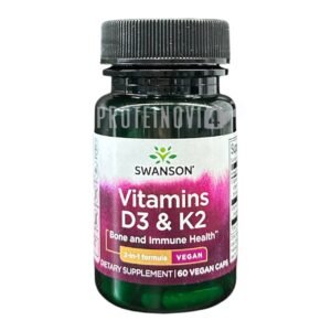 Swanson Vitamins D3&K2 60VegCaps