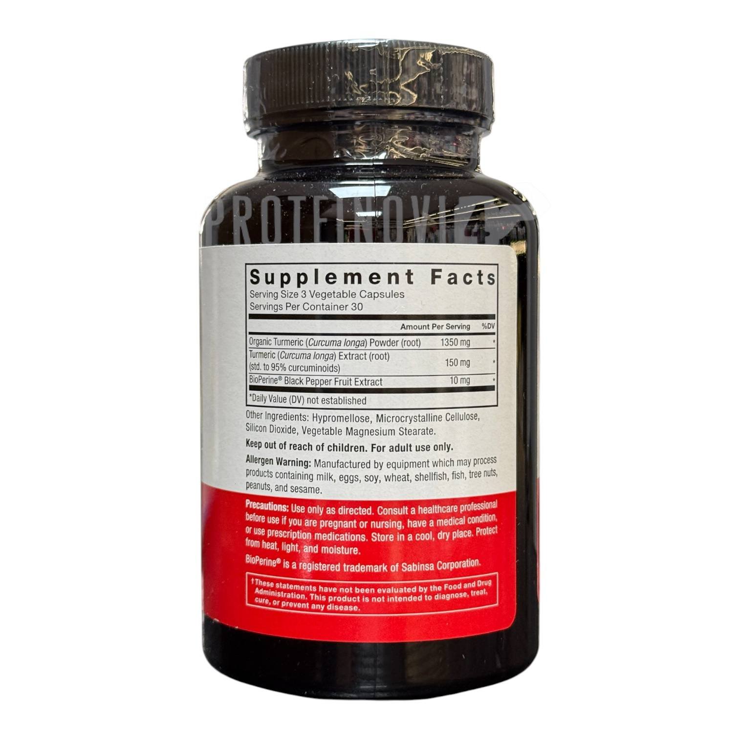 Force Factor Turmeric Curcumin with Bioperine 90caps