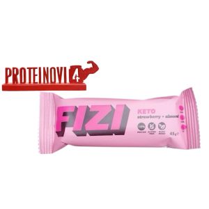 Fizi KETO bar strawberry + almond 45gr