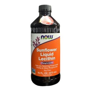 NOW Sunflower Liquid Lecithin 473ml