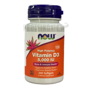NOW Vitamin D3 5000ME 240Softgels