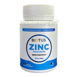 BIOTUS Zinc Picolinate 15mg 60Caps