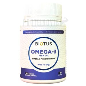 BIOTUS Omega-3 Fish Oil 500mg 60Caps