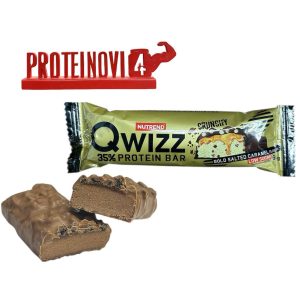 Nutrend Qwizz 35% Protein Bar 60g Gold Salted Caramel