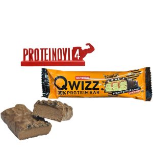 Nutrend Qwizz 35% Protein Bar 60g Peanut Butter