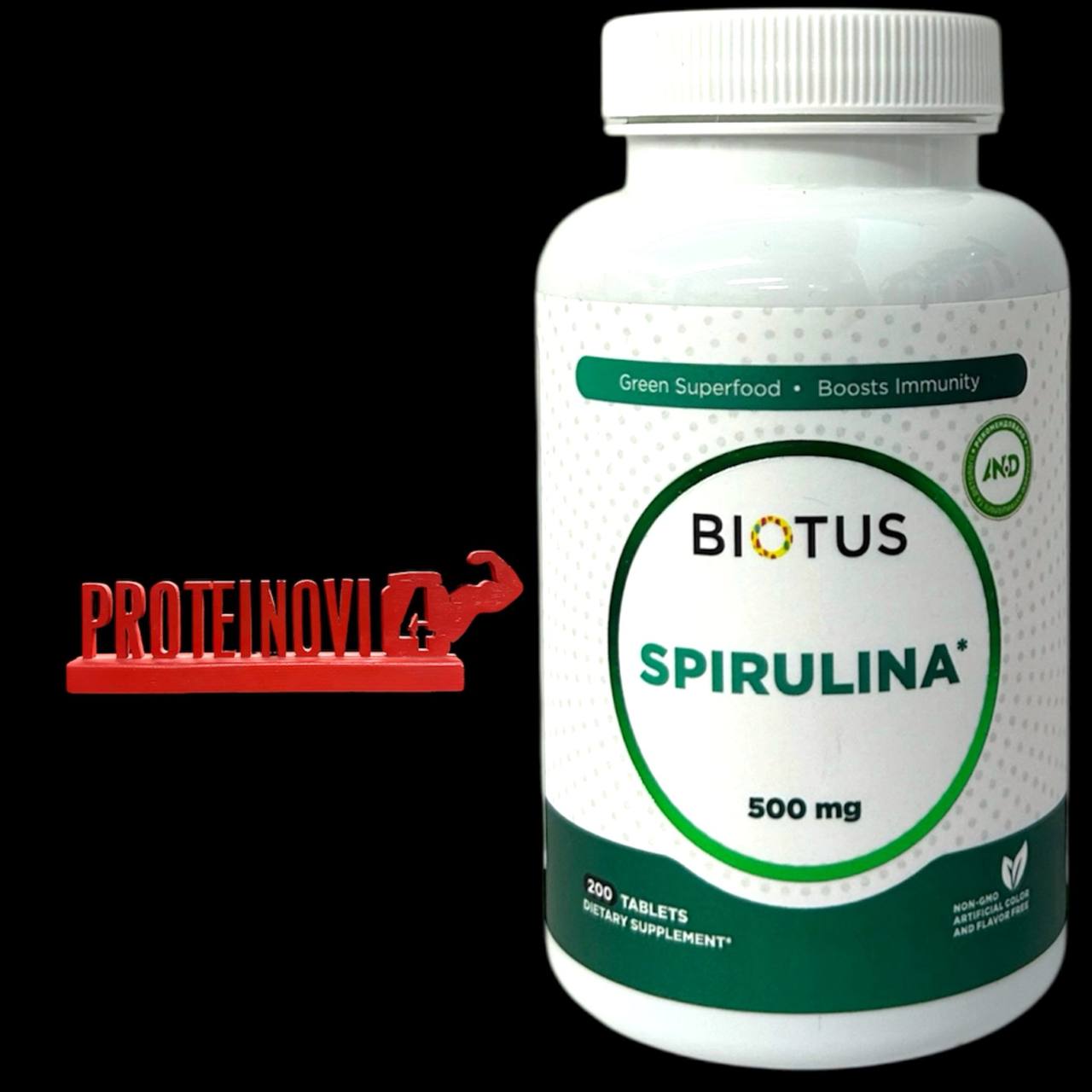 BIOTUS Spirulina 500mg 200Tabs