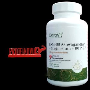 OstroVit KSM-66 Ashwagandha+Magnesium+B6 P-5-P 90Caps