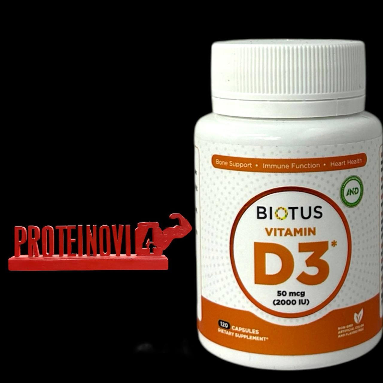 BIOTUS Vitamin D3 2000IU 120Caps