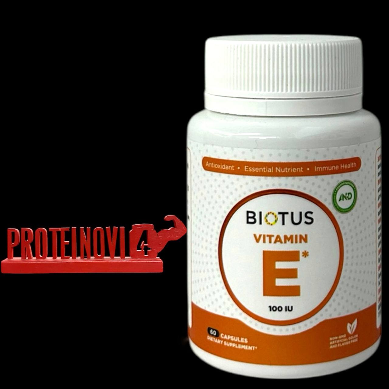 BIOTUS Vitamin E 100IU 60Caps