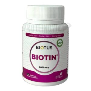 BIOTUS Biotin 5000mcg 60Caps
