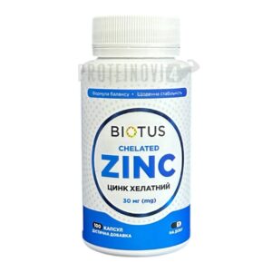 BIOTUS Chelated Zinc 30mg 100Caps