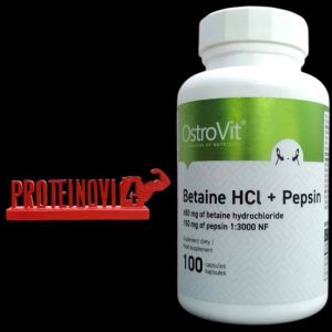 OstroVit Betaine HCL + Pepsin 100Caps