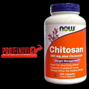NOW Chitosan 500mg plus Chronium 240caps
