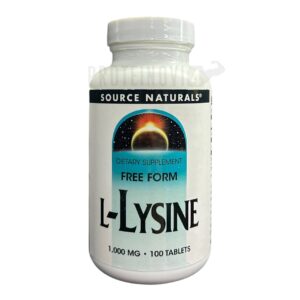 Source Naturals L-Lysine 1000mg 100tabs