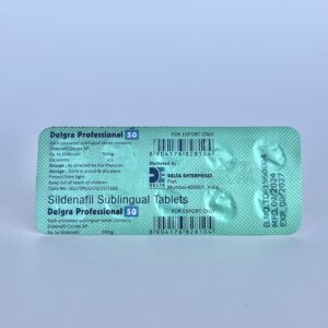 Delgra Professional 50mg Sildenafil Sublingual Tablets 10tab