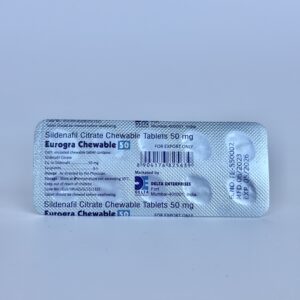Eurogra Chewable 50mg Sildenafil Citrate Chewable Tablets 10tab