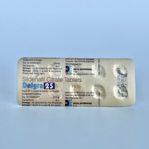 Delgra 25mg Sildenafil Citrate Tablets 10tab