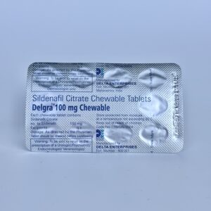 Delgra 100mg Sildenafil Citrate Chewable Tablets 10tab