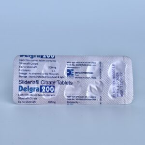 Delgra 200mg Sildenafil Citrate Tablets 10tab