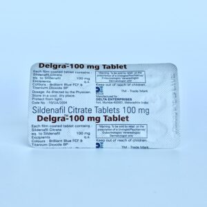 Delgra 100mg Sildenafil Citrate Tablets 10tab