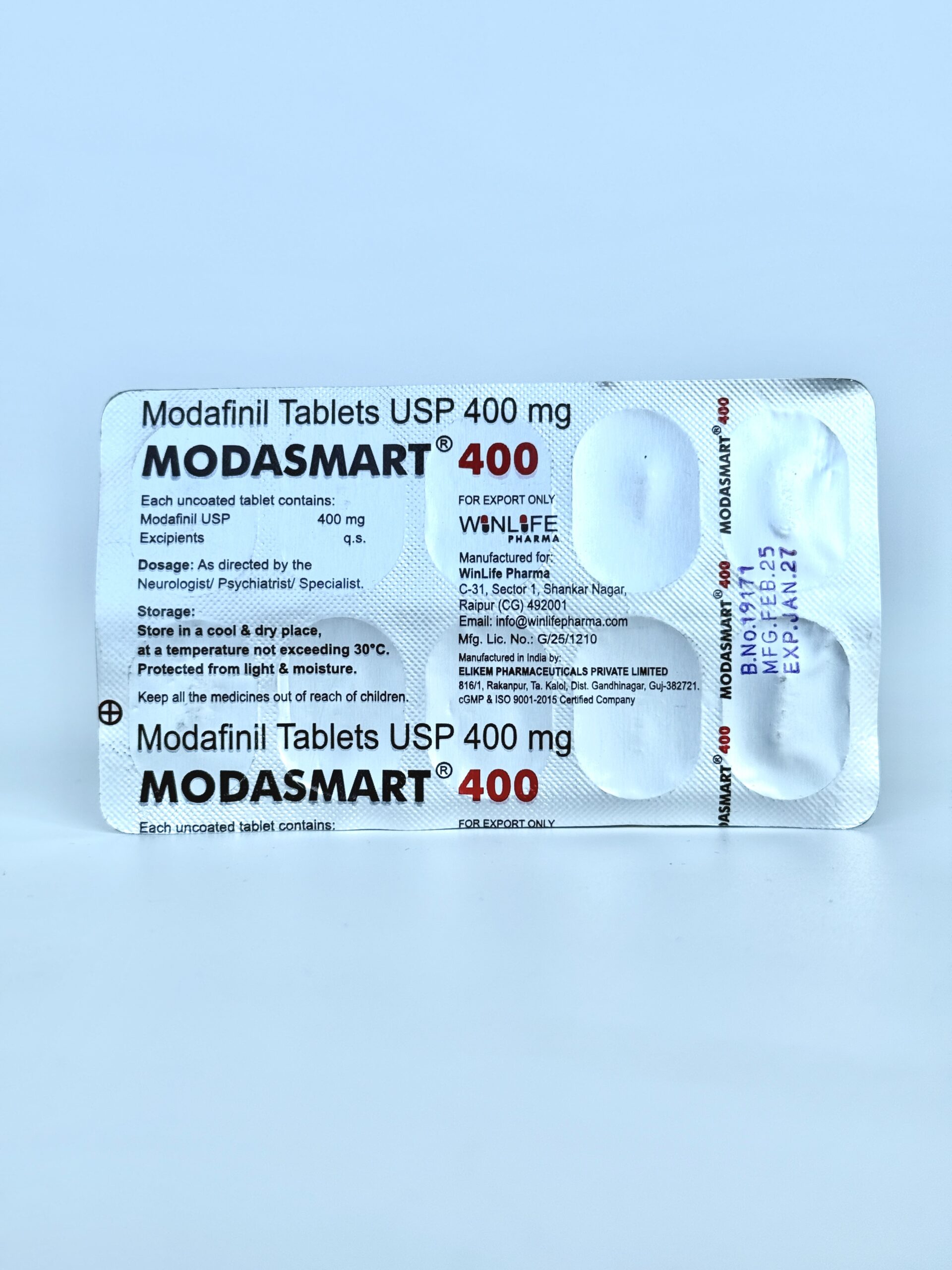 Modasmart-400 (1 пластина)