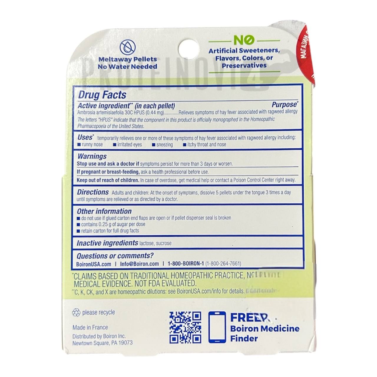 Boiron Ambrosia Artemisiaefolia 240Pellets