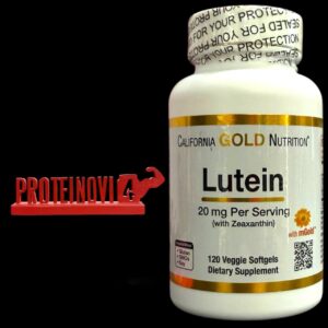 California Gold Lutein with Zeaxanthin 20mg 120VegSoftgels