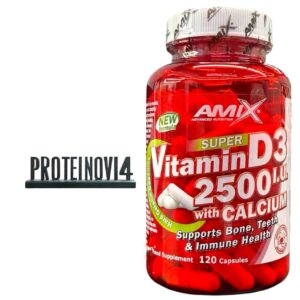 Amix Super Vitamin D3 2500IU with Calcium 250mg 120caps