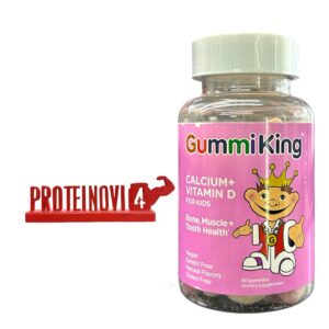 GummiKing Calcium + Vitamin D3 for kids 60gummies