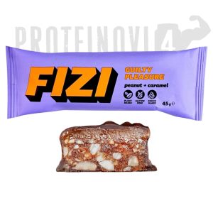 Fizi Guilty Pleasure choco bar peanut + caramel 45gr